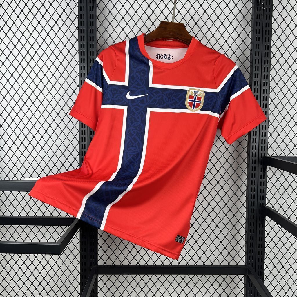 Maillot Norvège Coupe du Monde 2026, vue de face