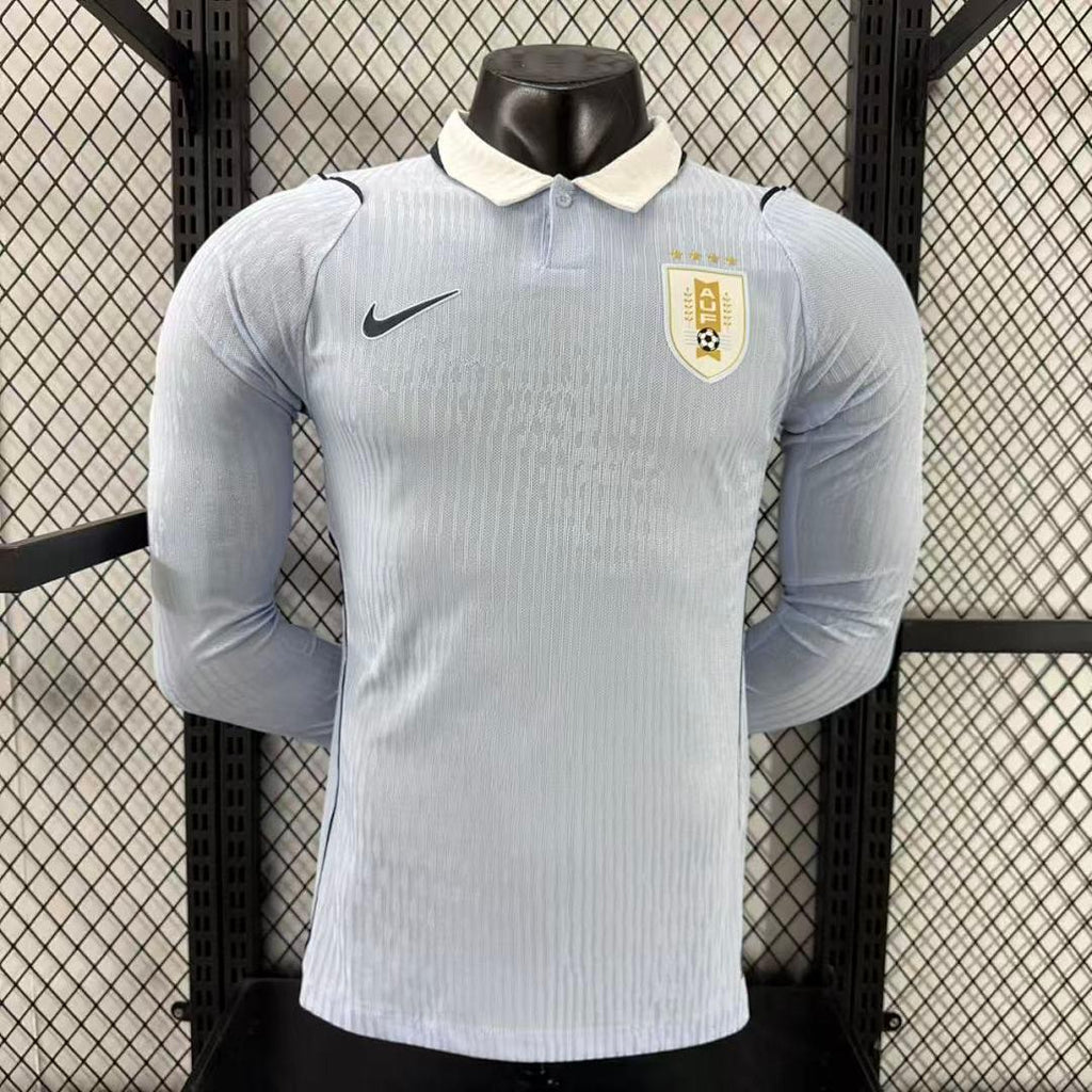 Maillot Uruguay manches longues Coupe du Monde 2026, vue de face